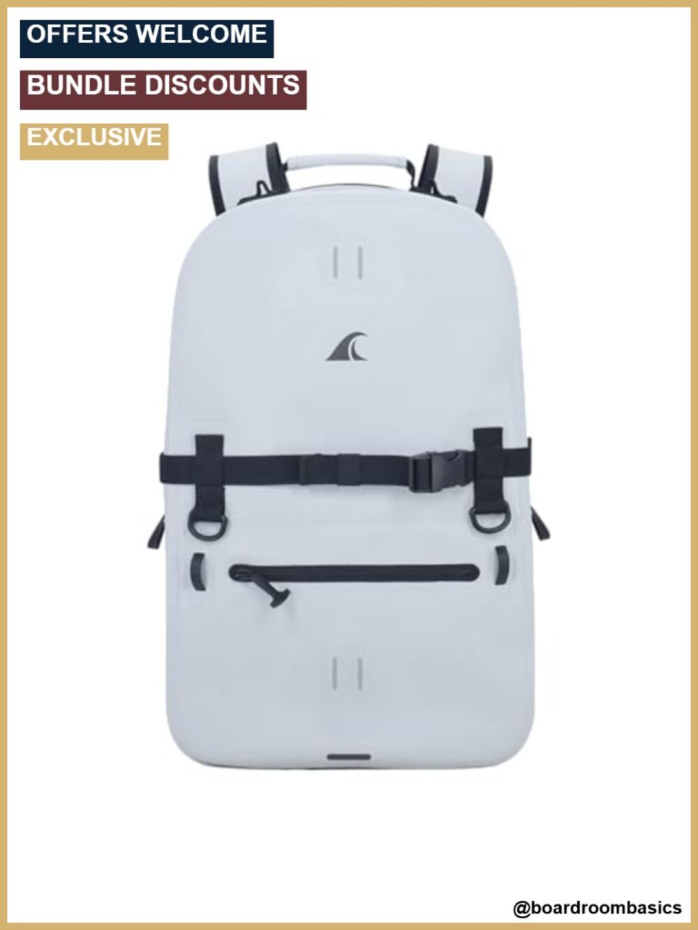 Waterproof Submersible Backpack 25L with Laptop Sleeve for Boating & Travel